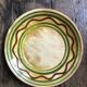 Set of 6 plates in glazed earth Biot