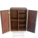1950s handcrafted cabinet - Solid mahogany wood - Unique piece