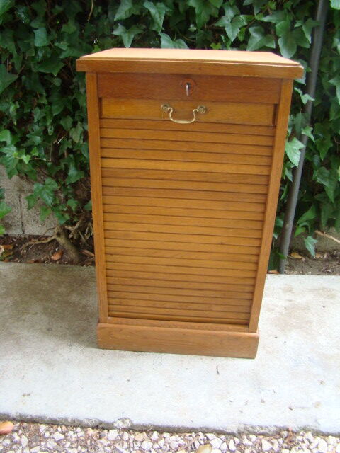 Old oak filing cabinet