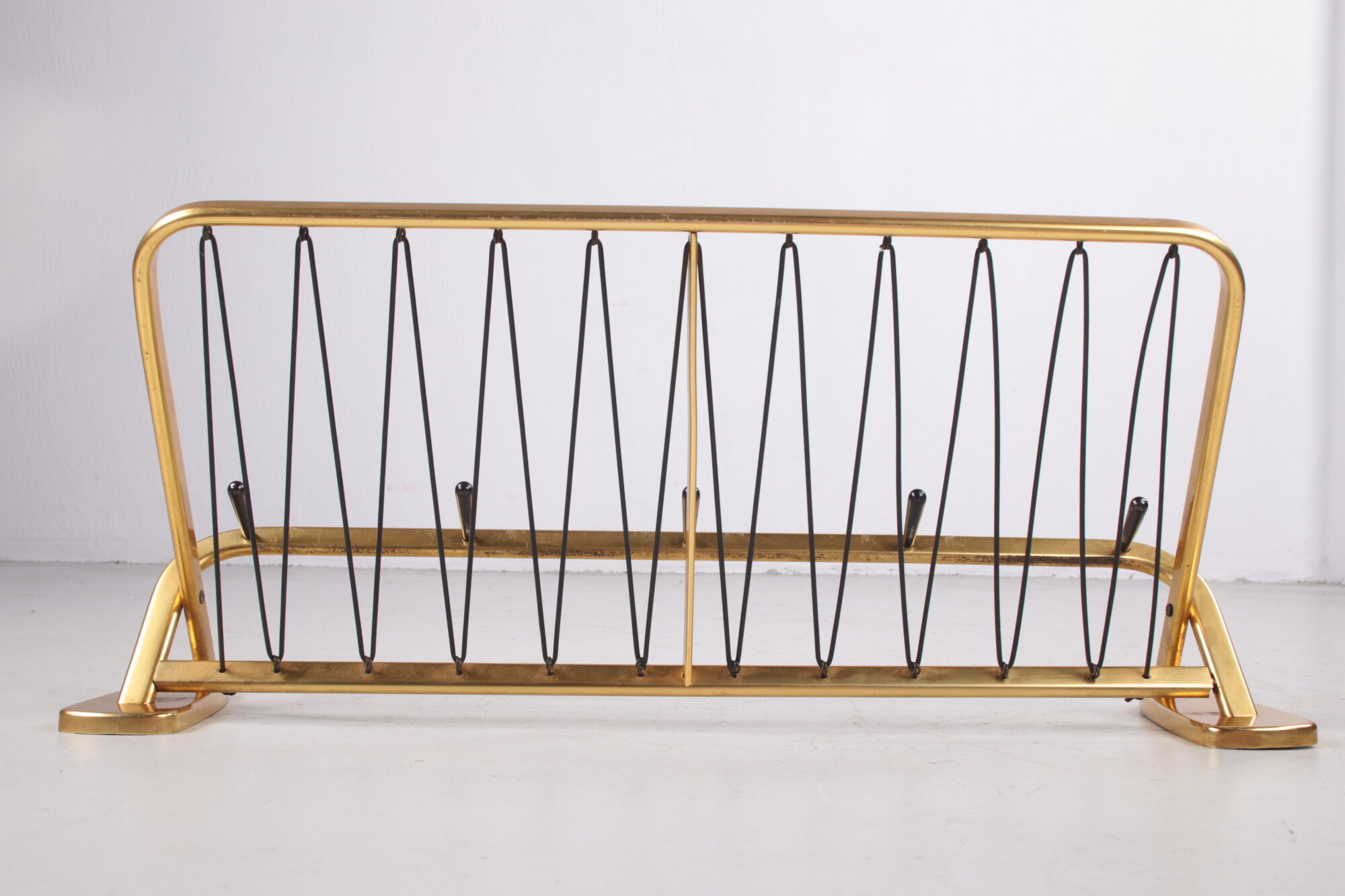 Wall coat rack Hollywood Regency style 1960s