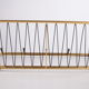 Wall coat rack Hollywood Regency style 1960s