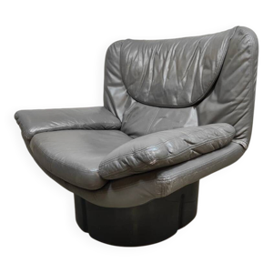 Fauteuil en cuir vintage - comfort