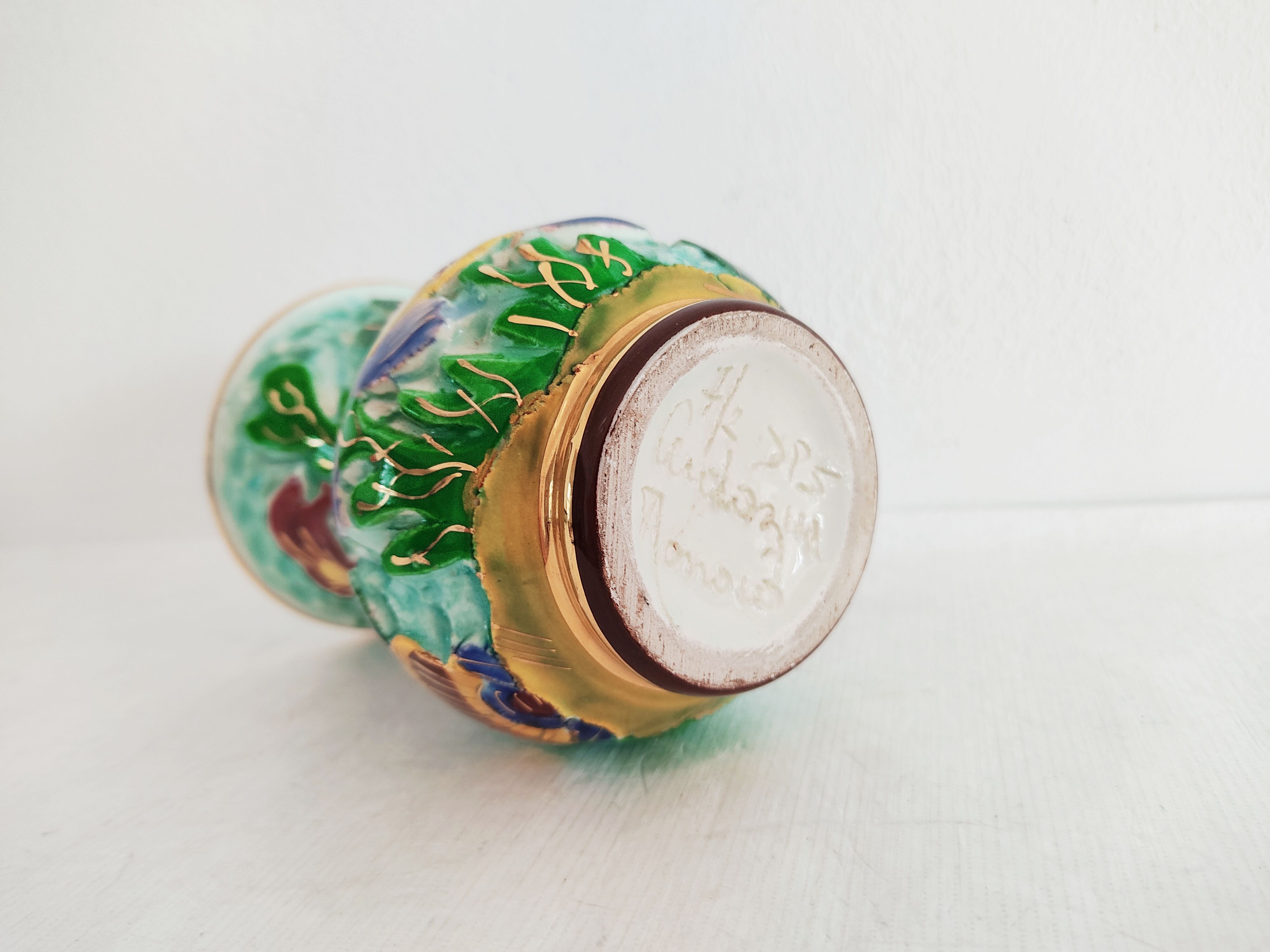 Ceramics from Monaco fish vase