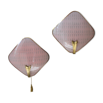 40s rose sconces