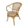 Armchair in rattan in Assisi year circa 1970