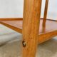 Mid-Century Modern Beech, Glass & Brass Serving Trolley, Germany 1950s