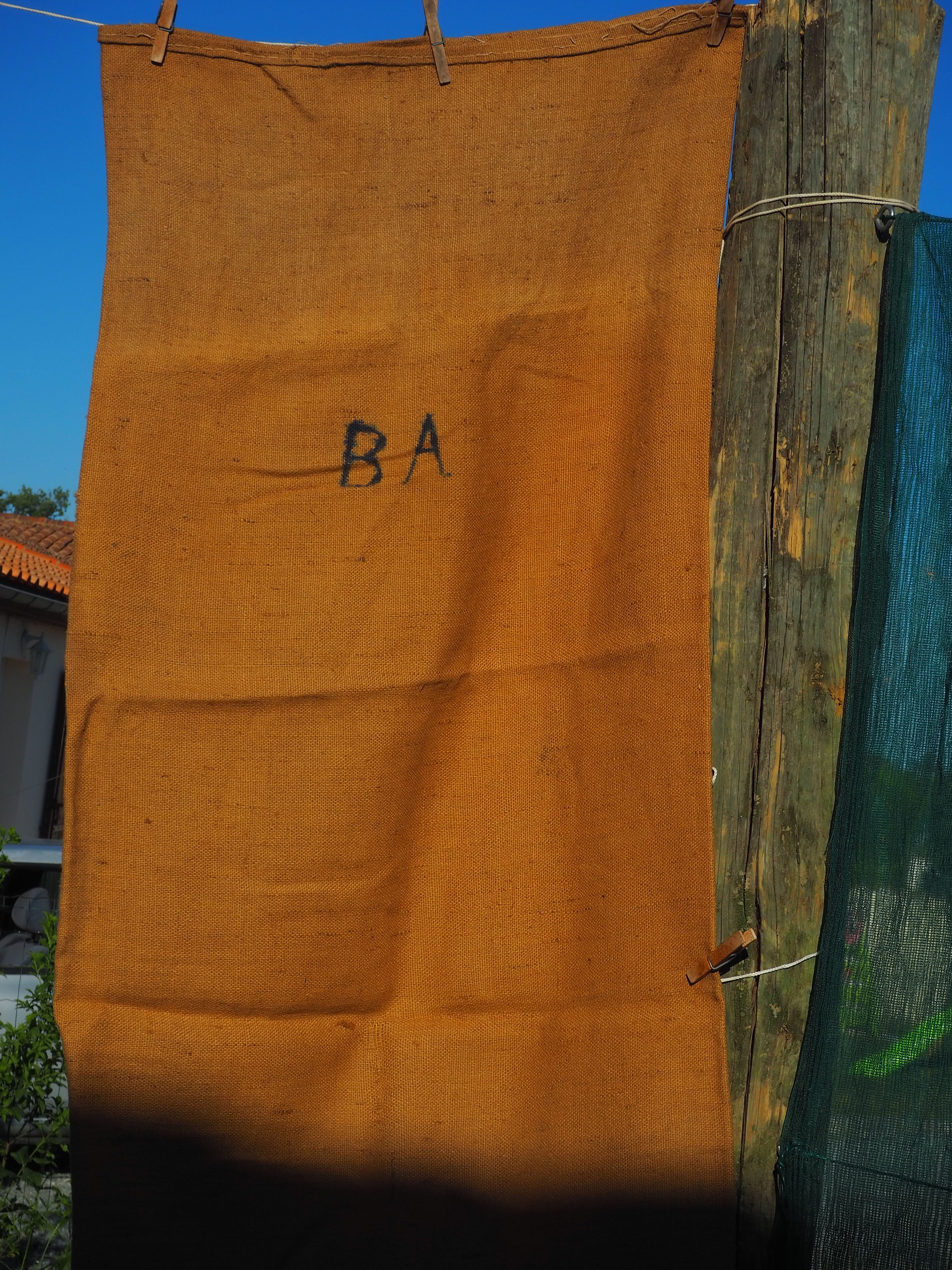 Burlap bag: "The potash of Alsace"