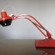 Swedish articulated lamp Ledu model 3842 60s 70s
