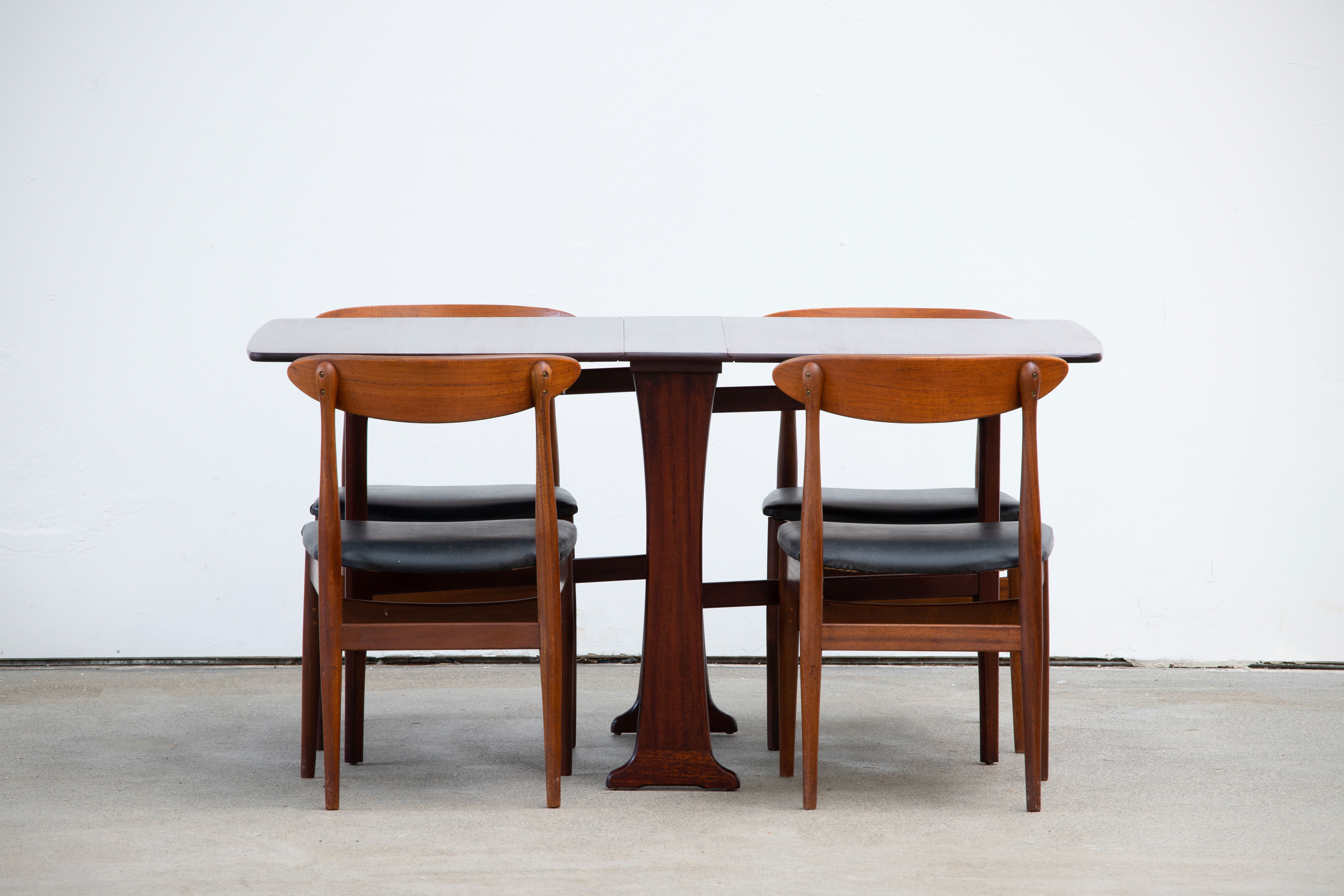 Scandinavian vintage folding table 1960