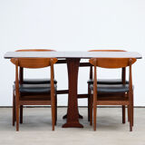 Table scandinave vintage pliante 1960
