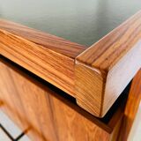 Mid-century rosewood bar and stools by Niels Erik Glasdam Jensen 1960s