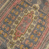 4x8 Pale Red Oriental Vintage Rug, 132x260Cm