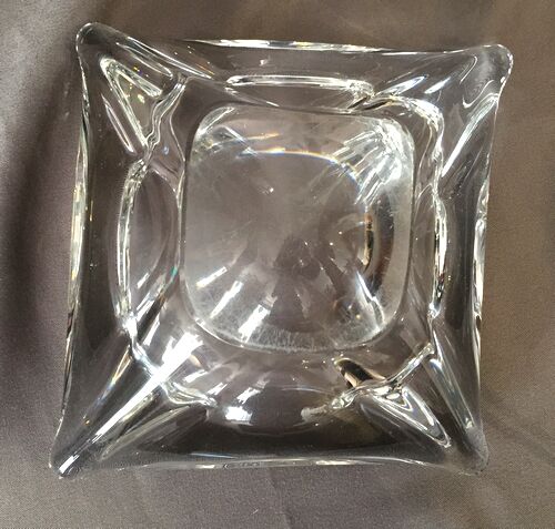 Ashtray Daum cross of Lorraine Nancy France