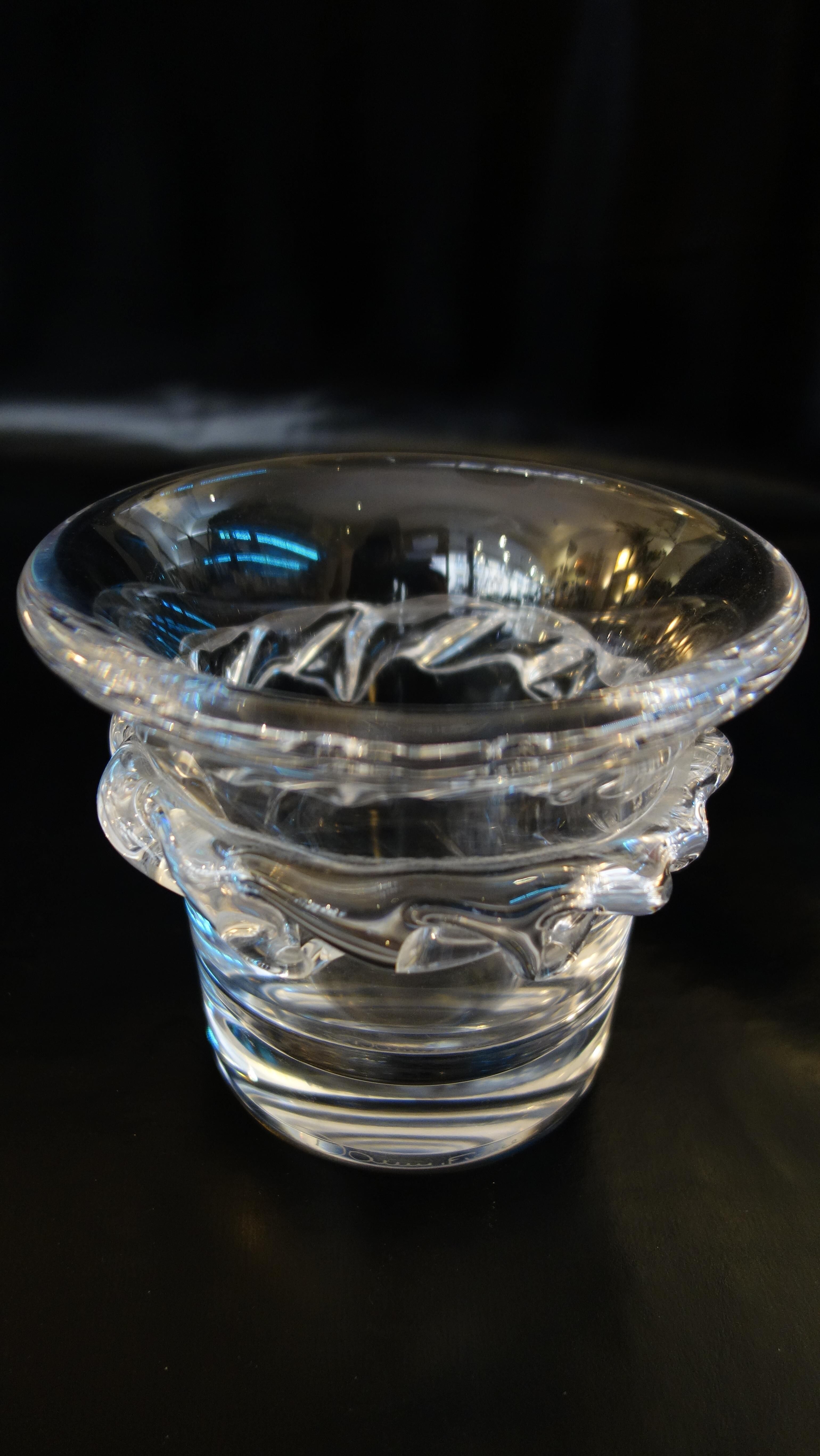 1950 France Daum Crystal vase