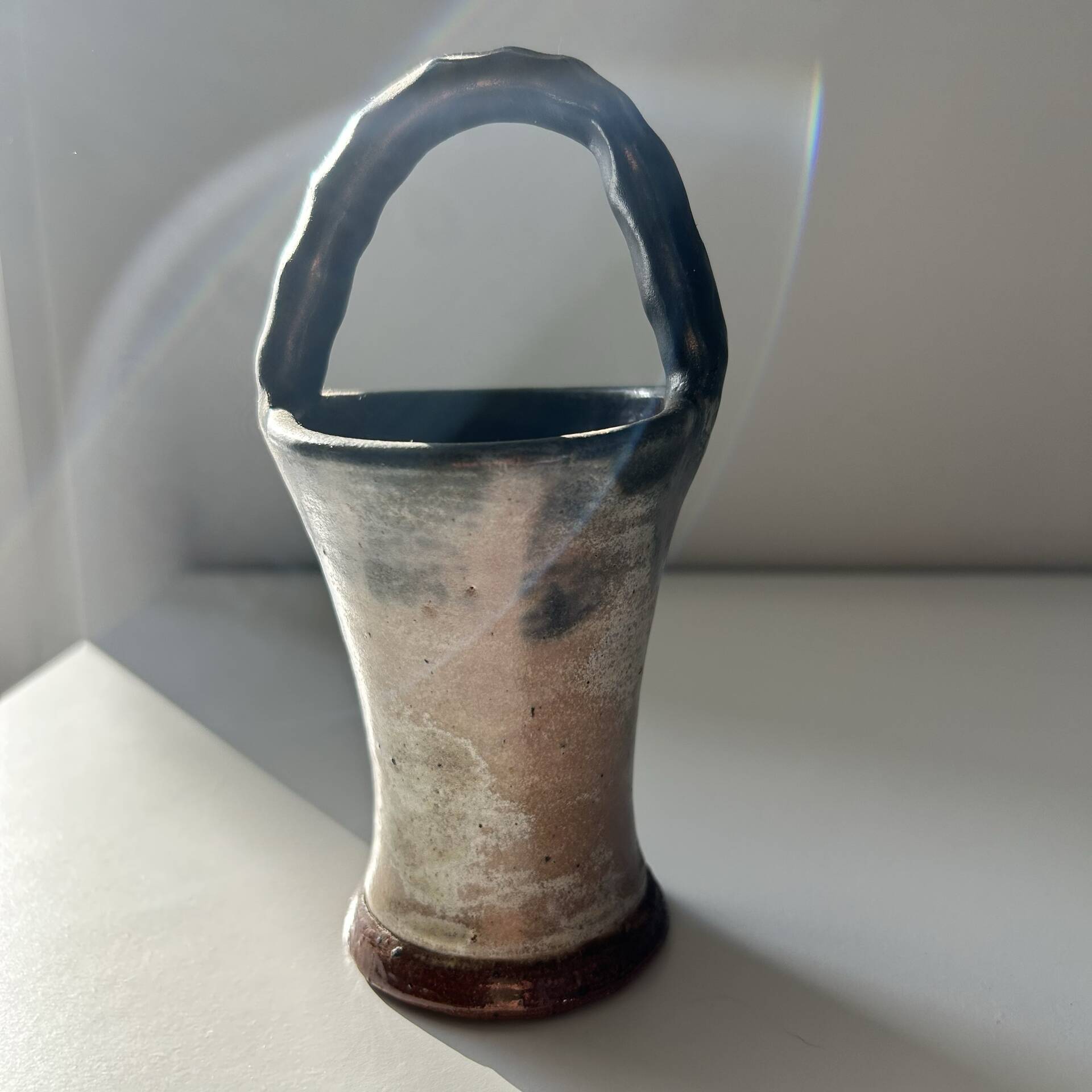Unique piece nomadic vase