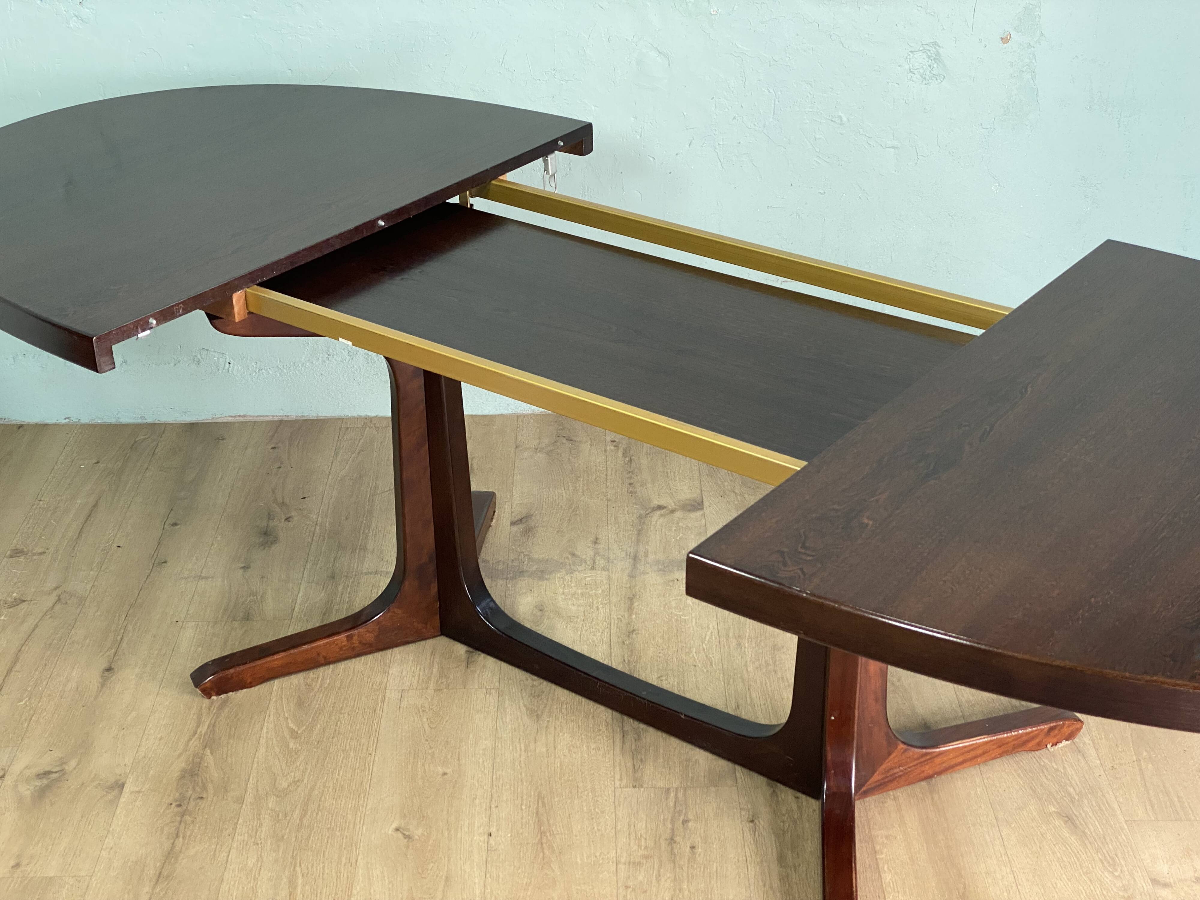 Baumann 255cm oval extendable table Scandinavian design vintage 60 70 rallon