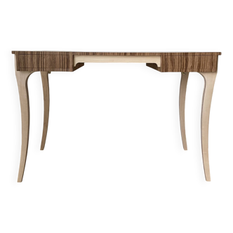 Zebrano marquetry desk