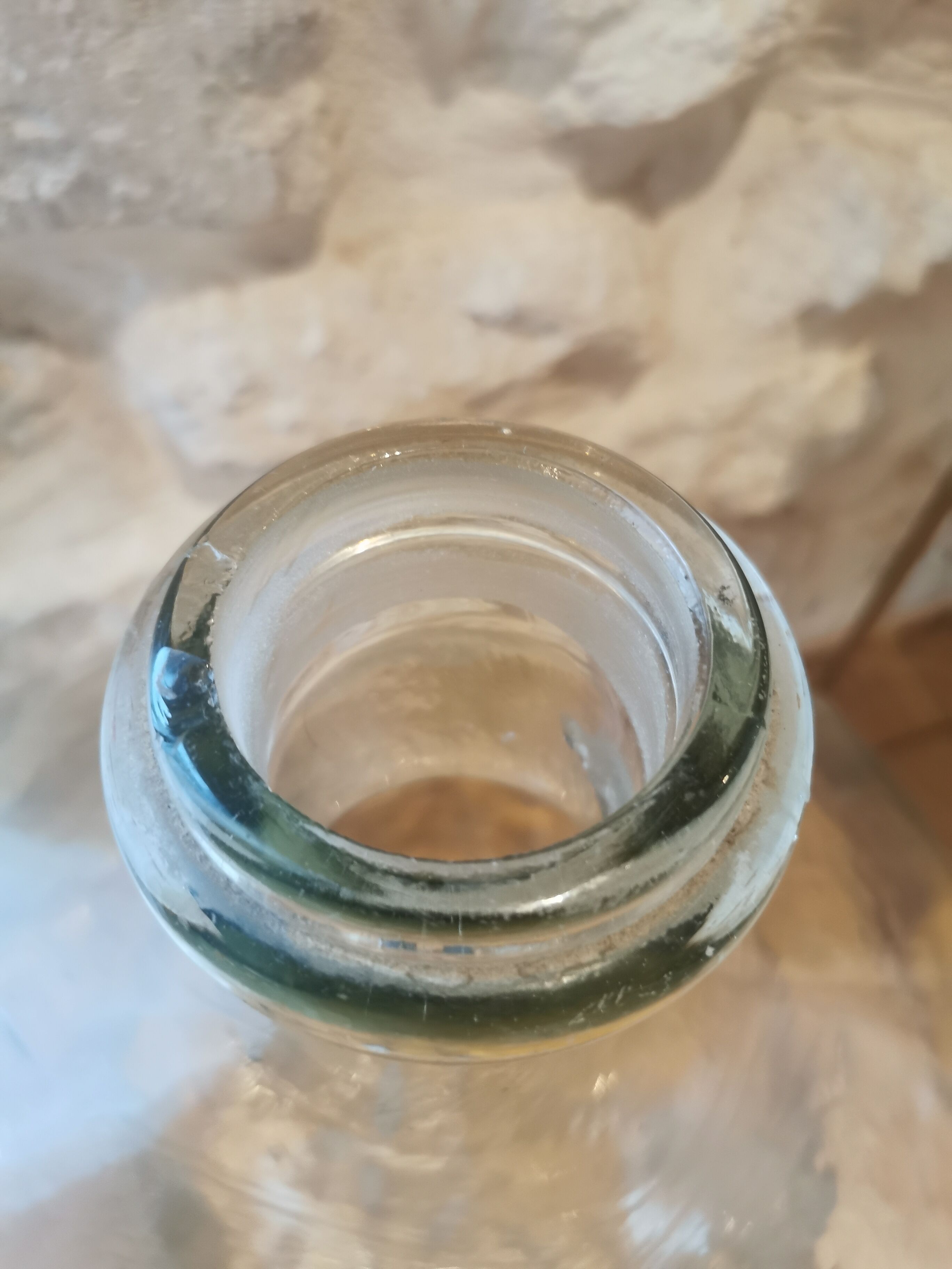 Demijohn 80l blown glass