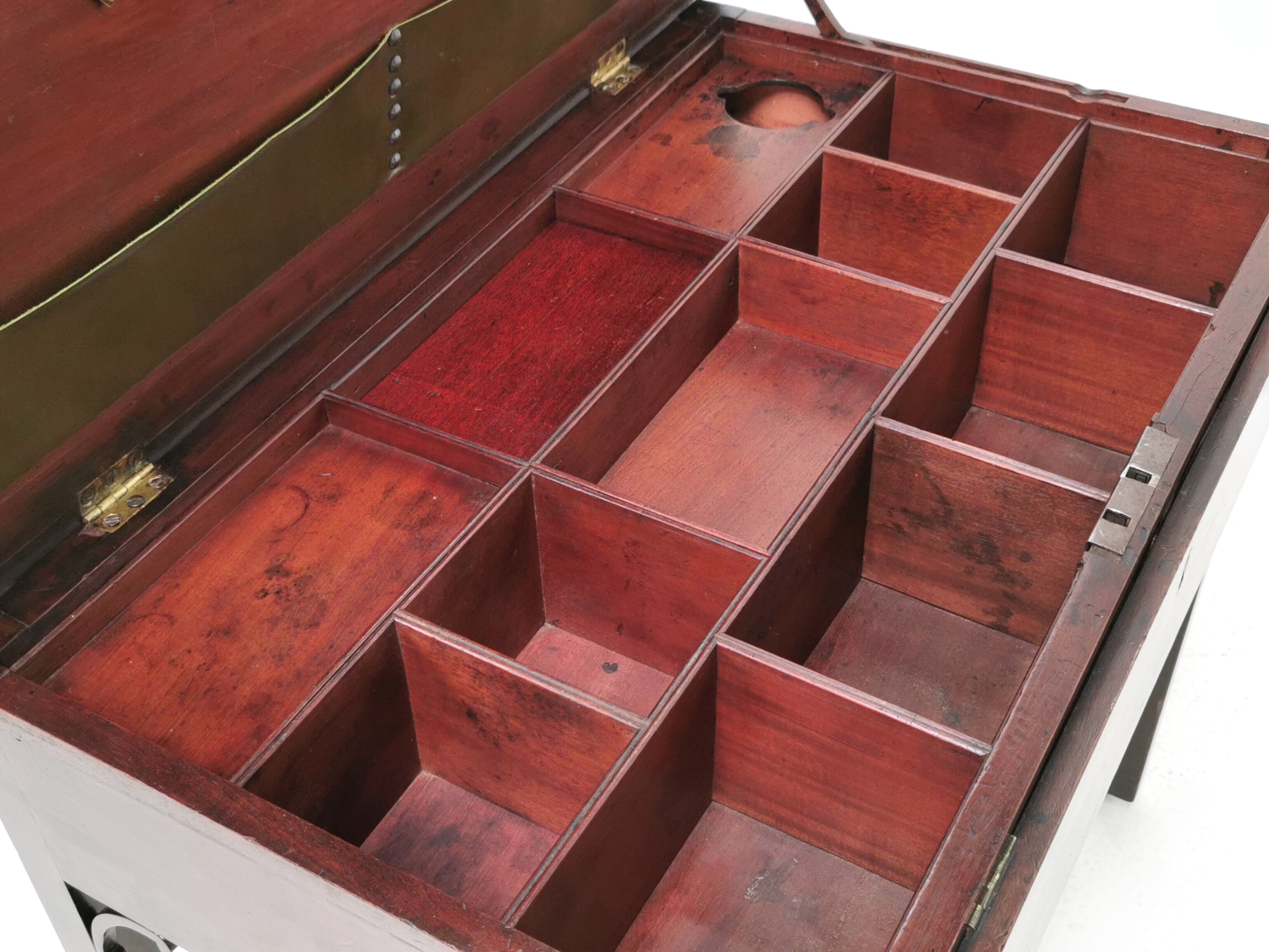 18th Century Antique Architects Tilt Top Desk