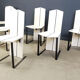Chaises de salle à manger postmodernes, ensemble de 6 - années 1980