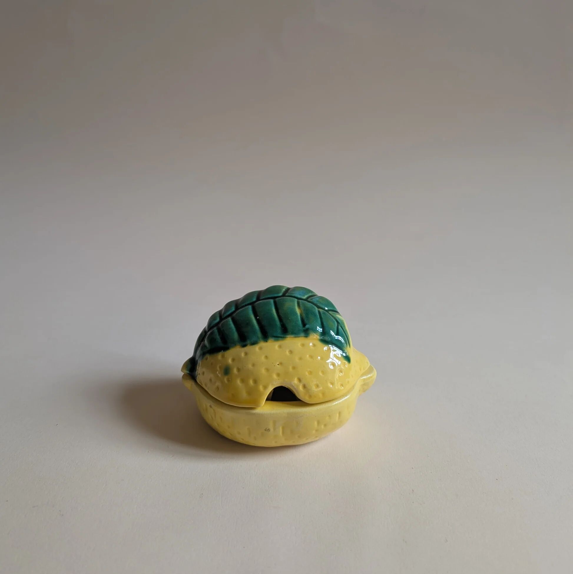 Lemon slushie set, gravy boat, pepper shaker and salt shaker