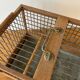 Antique wooden bird cage