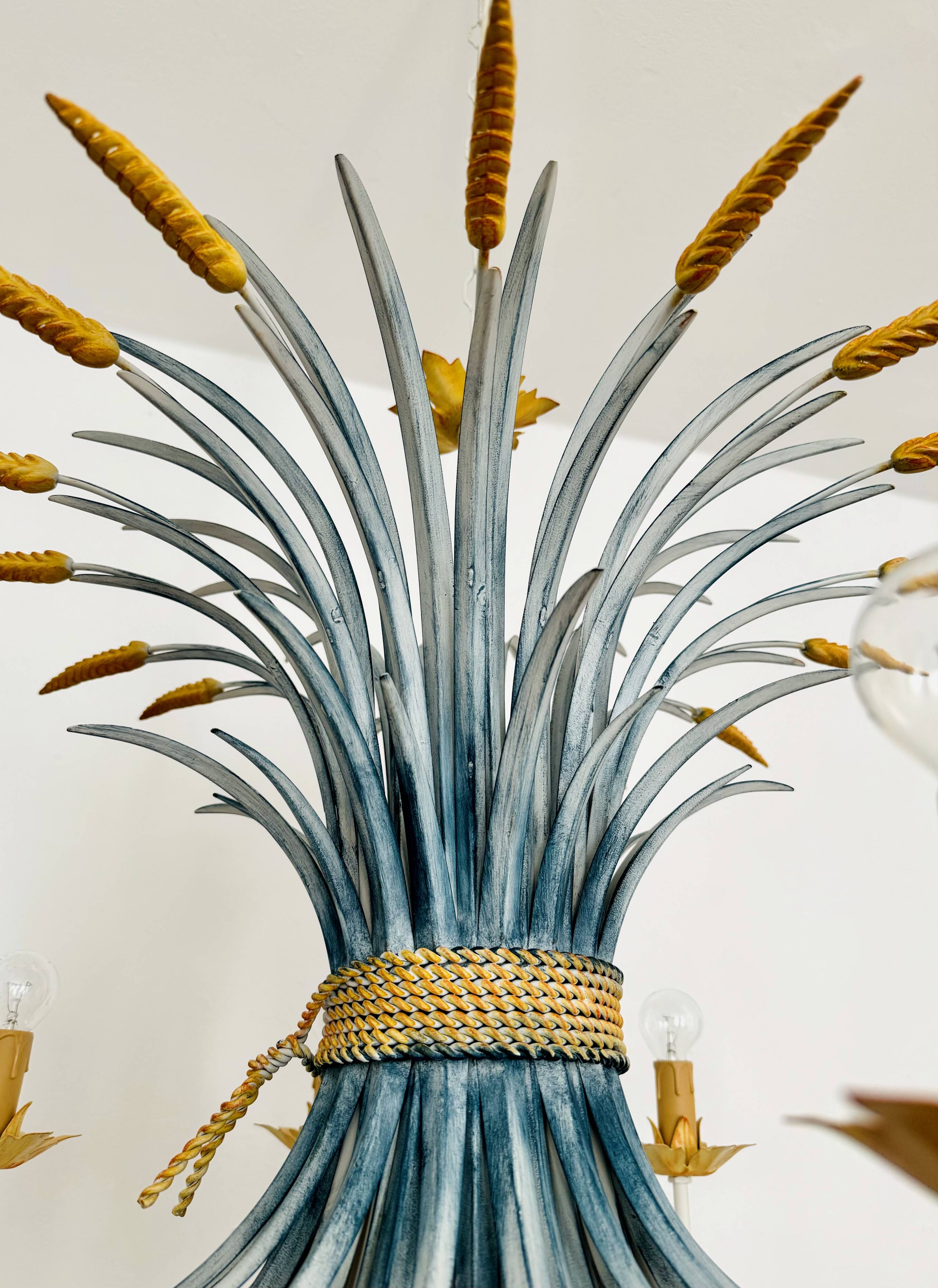 Large Italian Hollywood Regency Chandelier by Hans Kögl