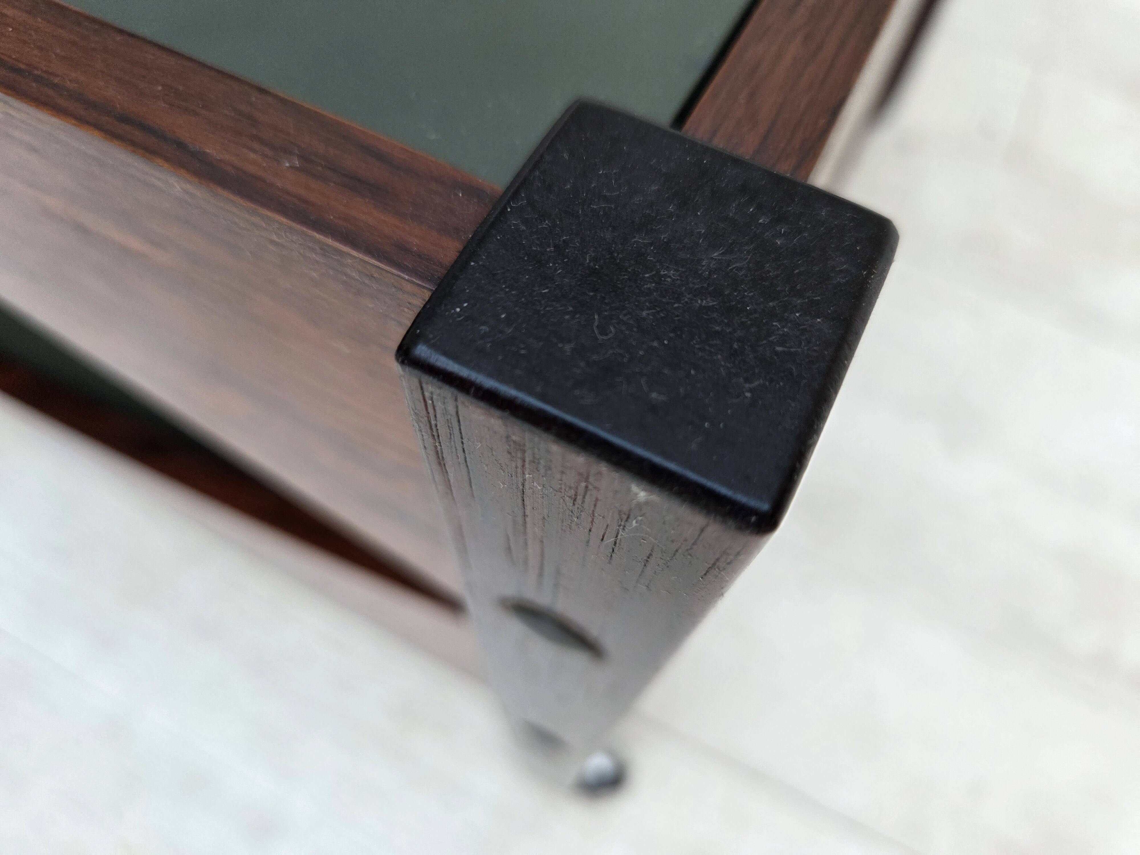 1970s, Danish design by Kristian Vedel. Side table model "Modus", teak wood