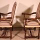 pair of Louis XIII period walnut armchairs - 17th century