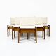 Set of 6 Monk Chairs by Afra & Tobia Scarpa for Molteni, 1970s