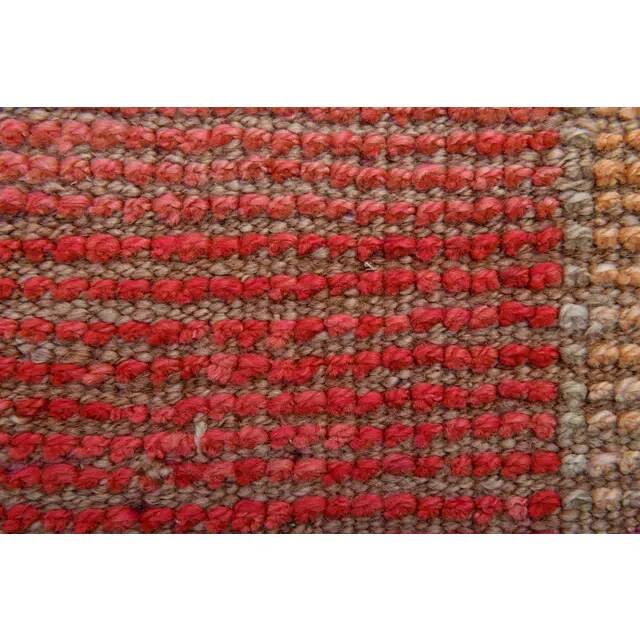 1970s Vintage Turkish Oushak Handmade Wool Cotton Pink Runner Rug 82x300