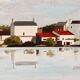 Oil on panel, fishing port, signed 0. Jacquelin
