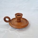 Wooden candle holder