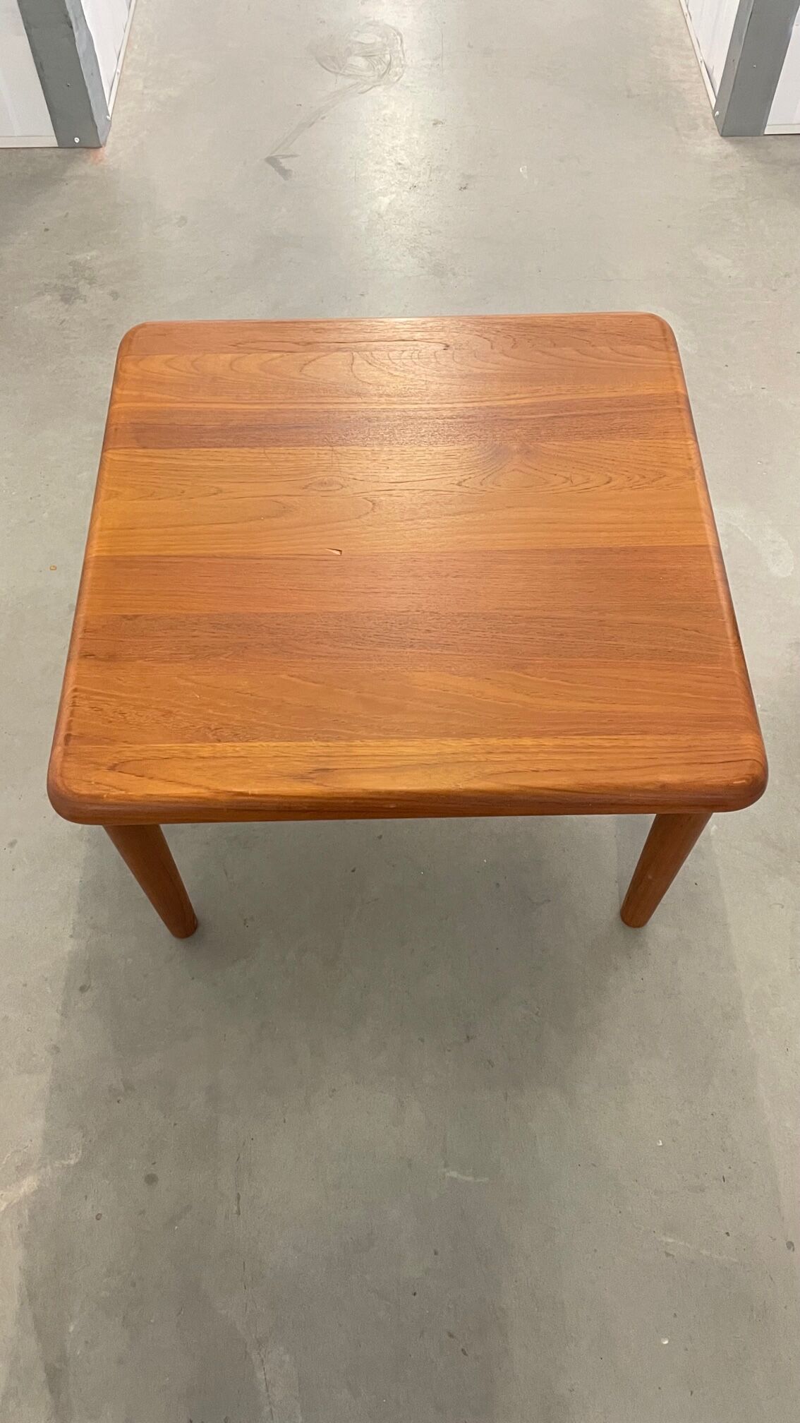 Teak coffee table from the 60s published by Glostrup