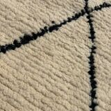 Large Berber Carpet Beni Ouarain Moroccan hallway