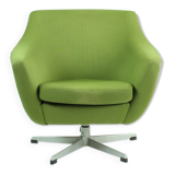 Fauteuil vert du milieu du siècle par Up Zavody, Tchécoslovaquie 1979