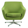 Fauteuil vert du milieu du siècle par Up Zavody, Tchécoslovaquie 1979