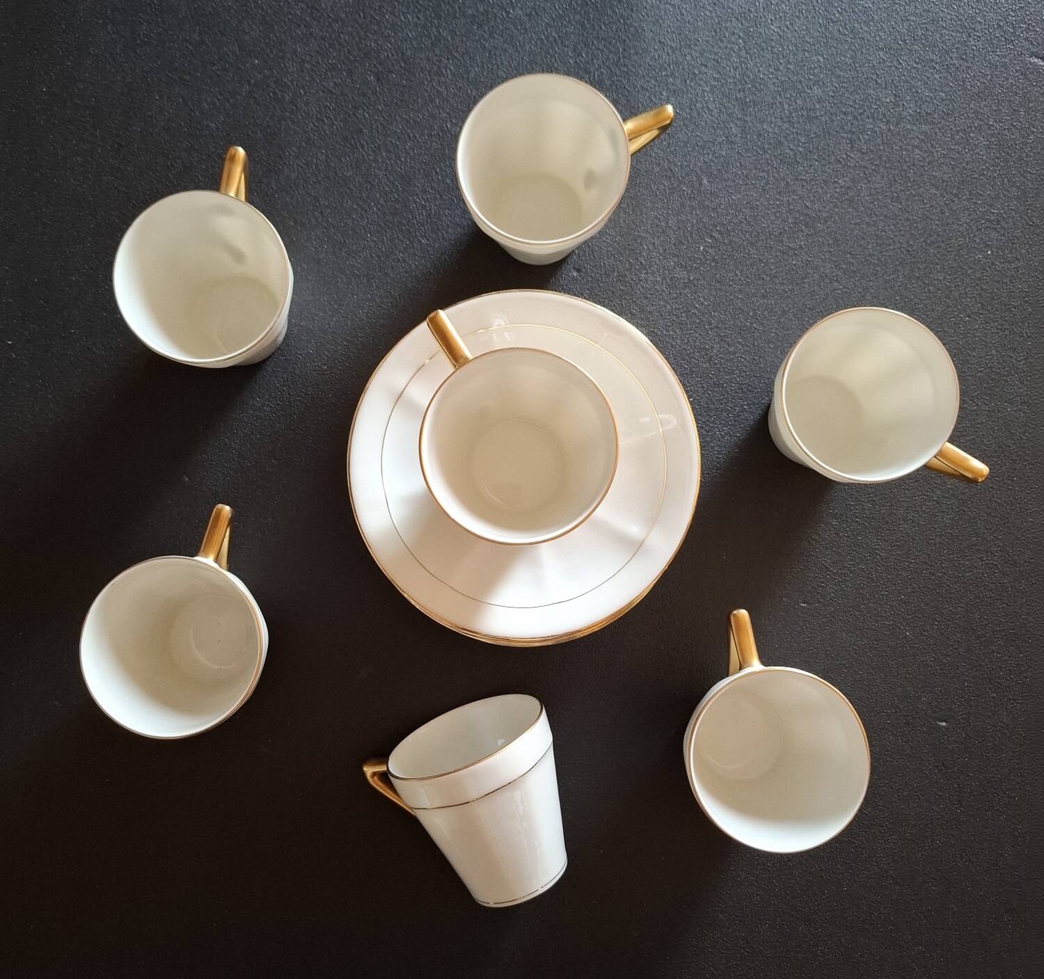 Fine Limoges porcelain coffee service