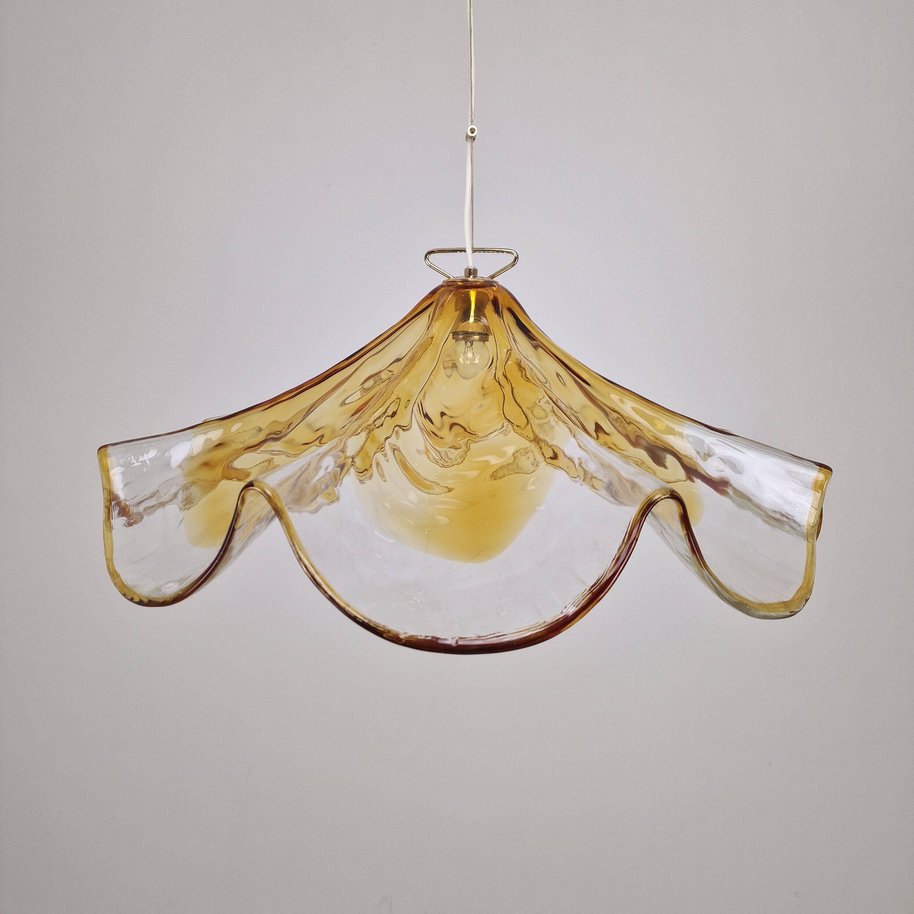 Suspension en verre de Murano La Murrina, Italie, années 1980 (2 disponibles)