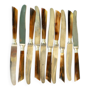 Lot de 10 couteaux anciens - fruit