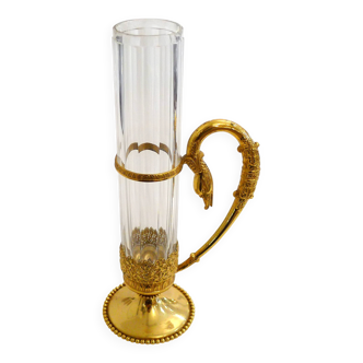 Swan neck soliflore vase in Empire style