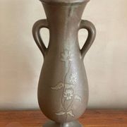 Large stoneware amphora vase