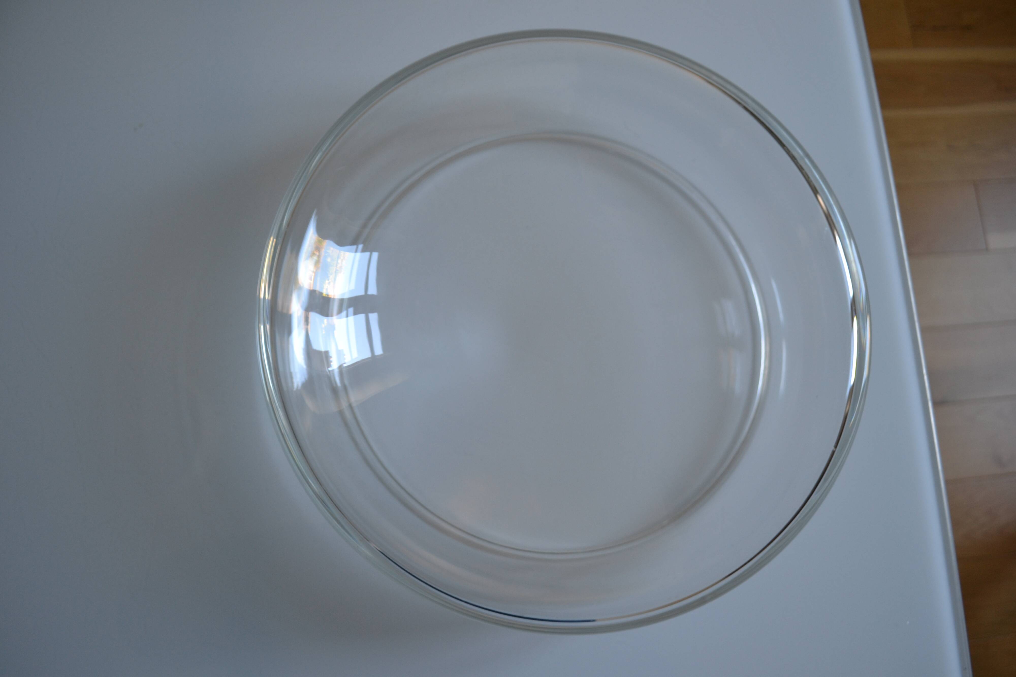 vide poche en verre soufflé, Murano Italy vers 1970 D : 35 cm