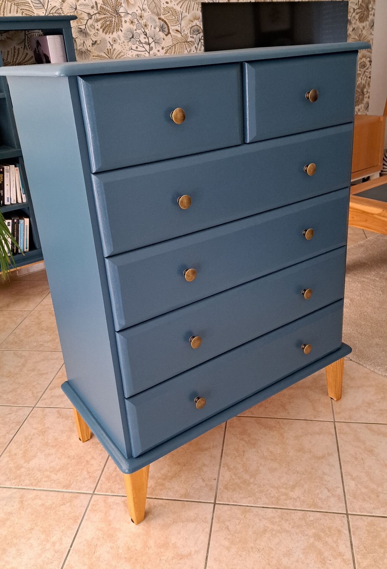 Commode blue ganne