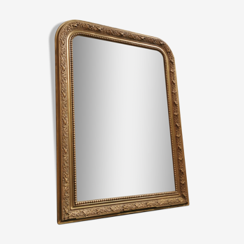 Miroir 80 x 58 cm Louis Philippe ancien doré