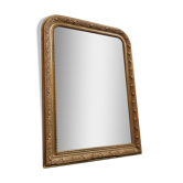 Mirror 80 x 58 cm Louis Philippe old gilded