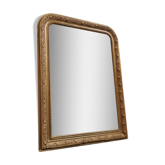 Mirror 80 x 58 cm Louis Philippe old gilded