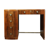 Art deco walnut desk