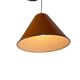 Vintage orange metal pendant light