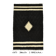 4x7 Cream & Black Angora Kilim Rug, 135x206Cm